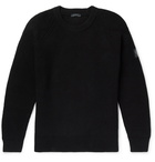 Belstaff - Knitted Cotton Sweater - Men - Black