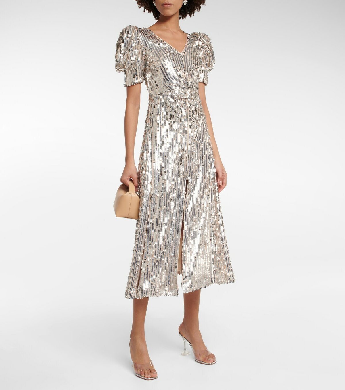 Rotate Birger Christensen Sierina sequined midi dress ROTATE Birger ...