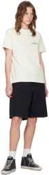 Golden Goose Off-White Printed Logo T-Shirt