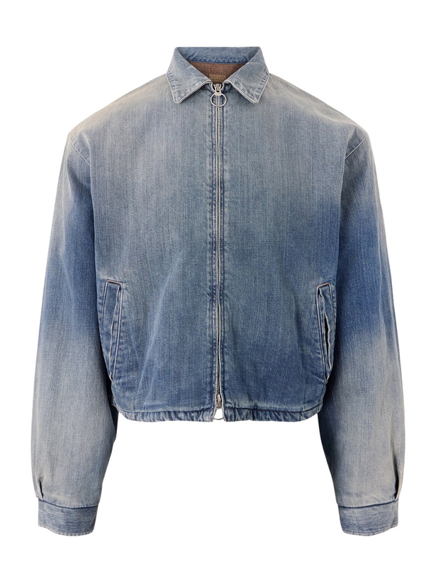 Photo: KAPITAL - Hacksaw Drizzier 12oz Denim Jacket - Blue