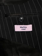 MARTINE ROSE Oversize Wool Blend Wrap Jacket