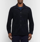 Beams Plus - Wool-Blend Corduroy Jacket - Men - Midnight blue