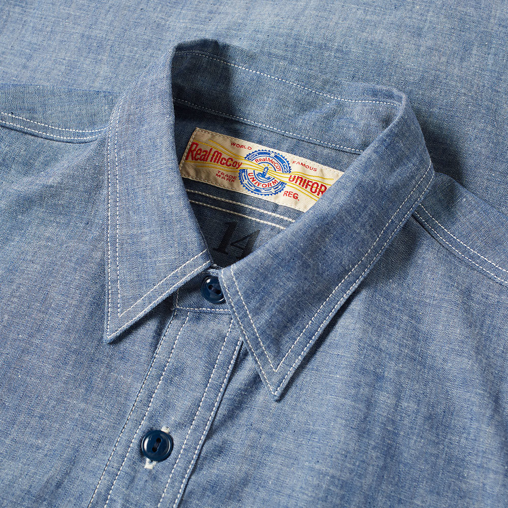 The Real McCoy's U.S.N. Chambray Shirt The Real McCoys