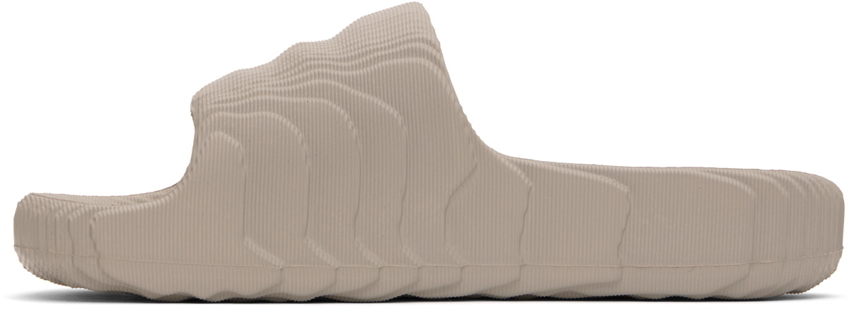 adidas Originals Gray Adilette 22 Pool Slides
