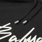Balmain Signature Popover Raw Seam Hoody