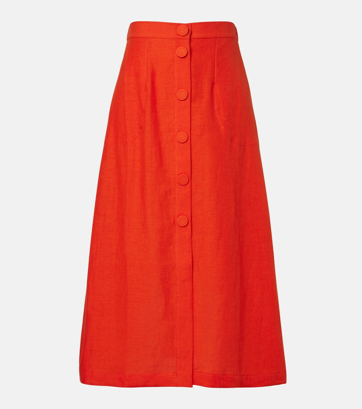 Eres Amusante linen midi skirt