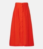 Eres Amusante linen midi skirt
