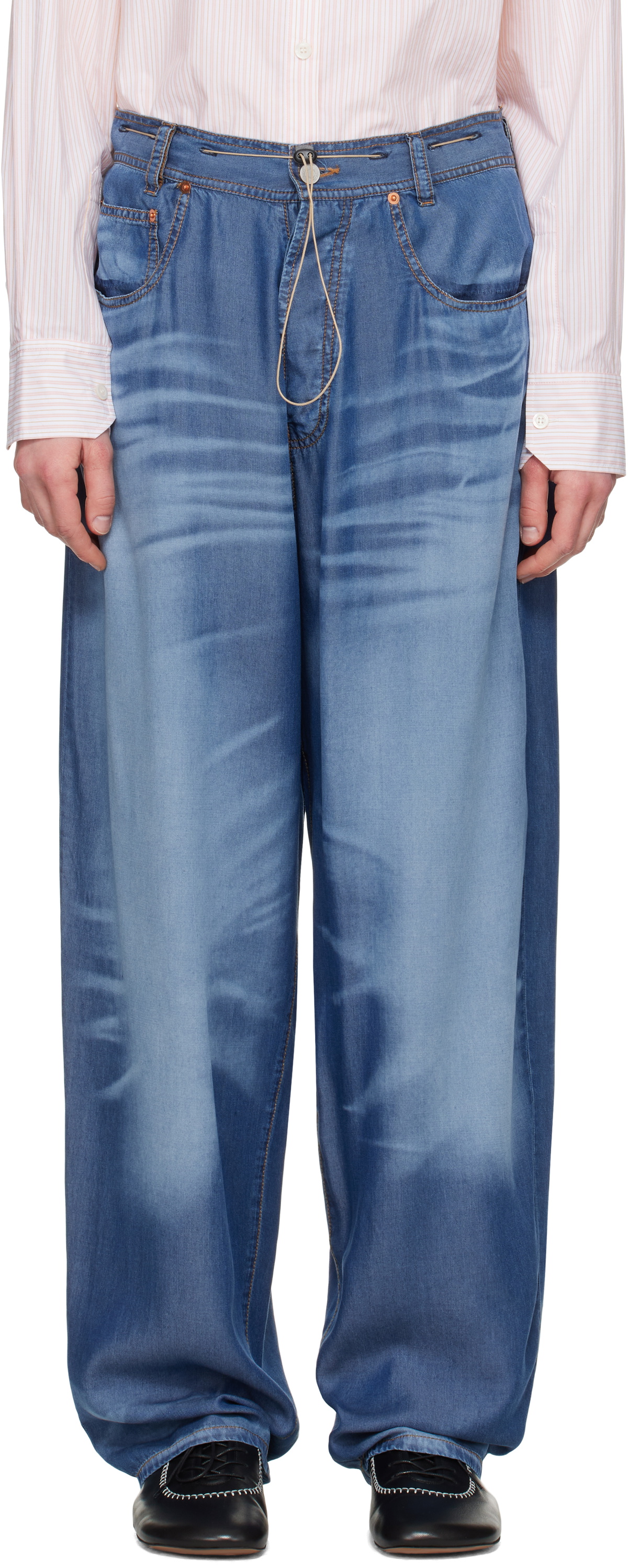 【関税込み】Magliano カーキ＆ベージュ Rave トラックパンツ Khaki & Beige Rave Track Pants by Magliano on Sale