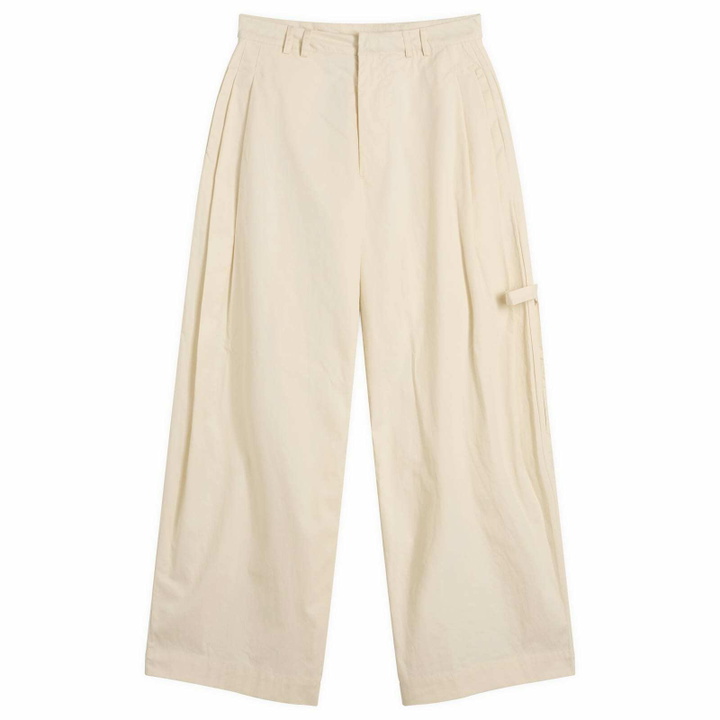 Photo: Deiji Studios Women's Tab Pants in Off White