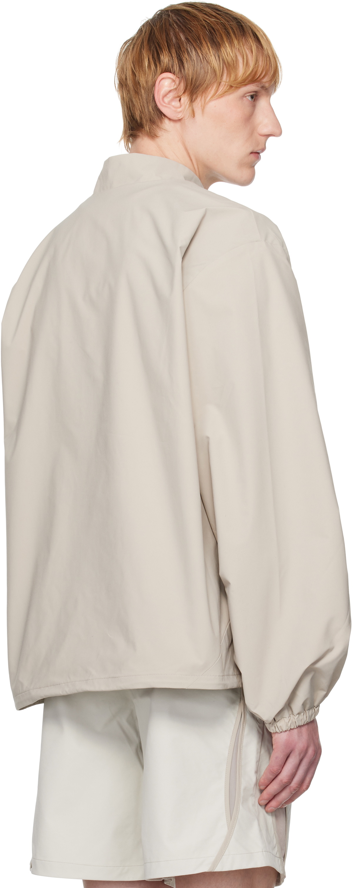 HELIOT EMIL Beige Surtsey Windbreaker Jacket