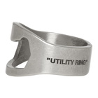 Off-White Silver Utility Ring