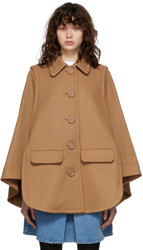 Photo: See by Chloé Beige Cape Coat