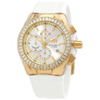 Technomarine Cruise Chronograph Quartz Crystal Silver Dial Mens Watch TM-121154