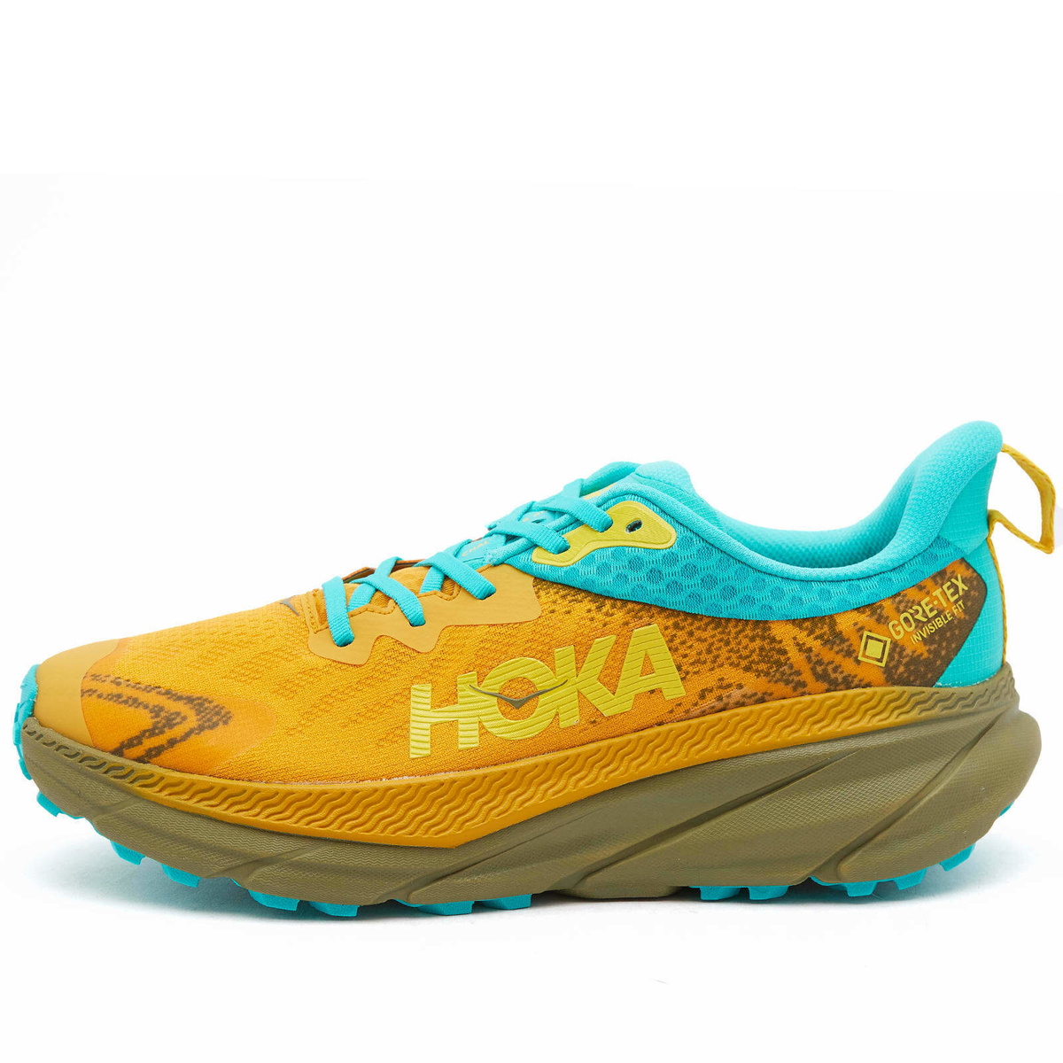 Hoka One One Men\'s Golden Yellow Avocado Challenger ATR 7 GTX Running Shoes 10D Hoka Challenger 7 GTX Trail Shoes - Golden Yellow Avocado main image 4
