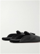 TOM FORD - Winston Full-Grain Leather Tasselled Slippers - Black