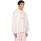 Off-White Pink Paint Arrow Skate Hoodie