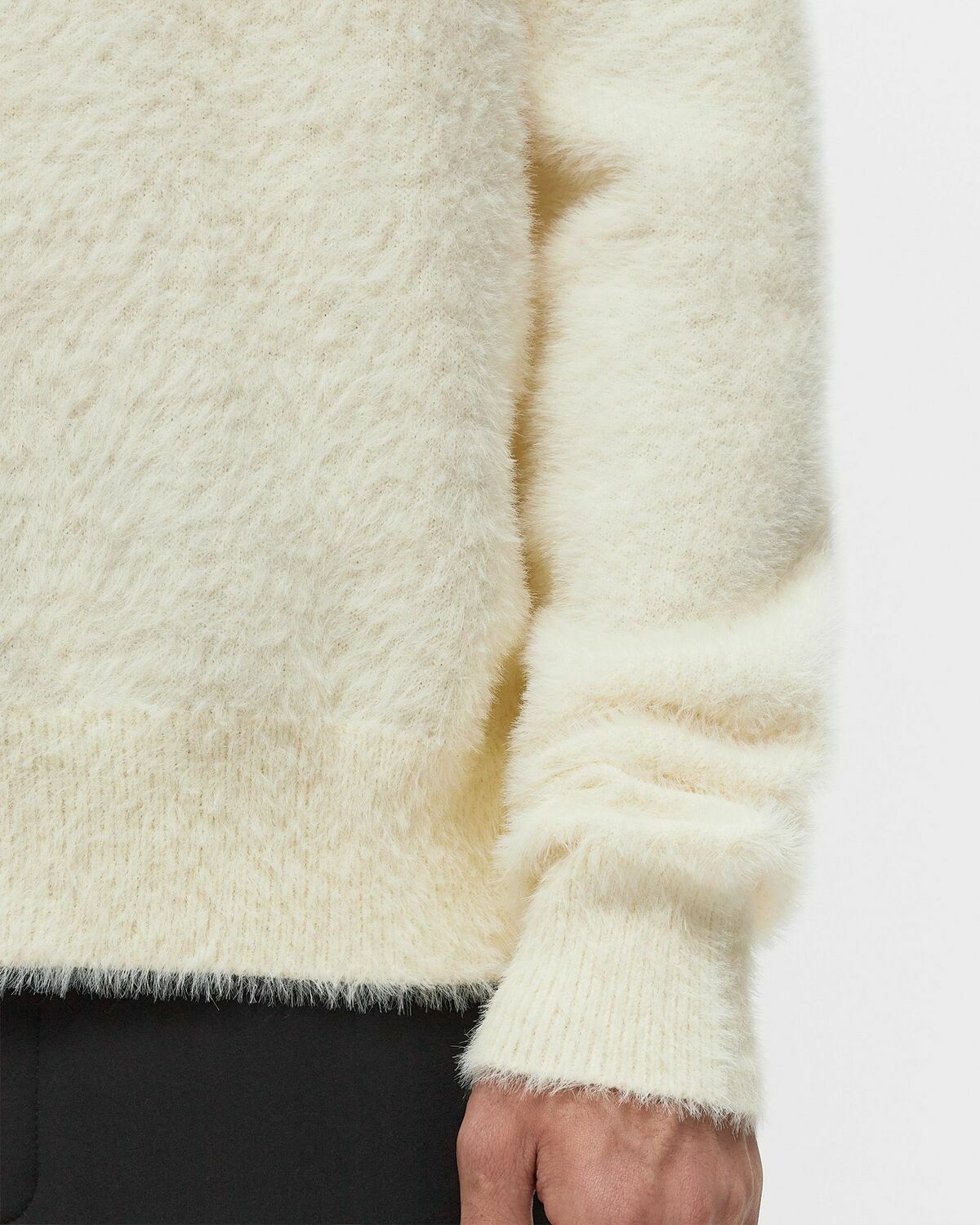 Kid Super Studios Fuzzy Zip Up Beige Pullovers/Zippers & Cardigans