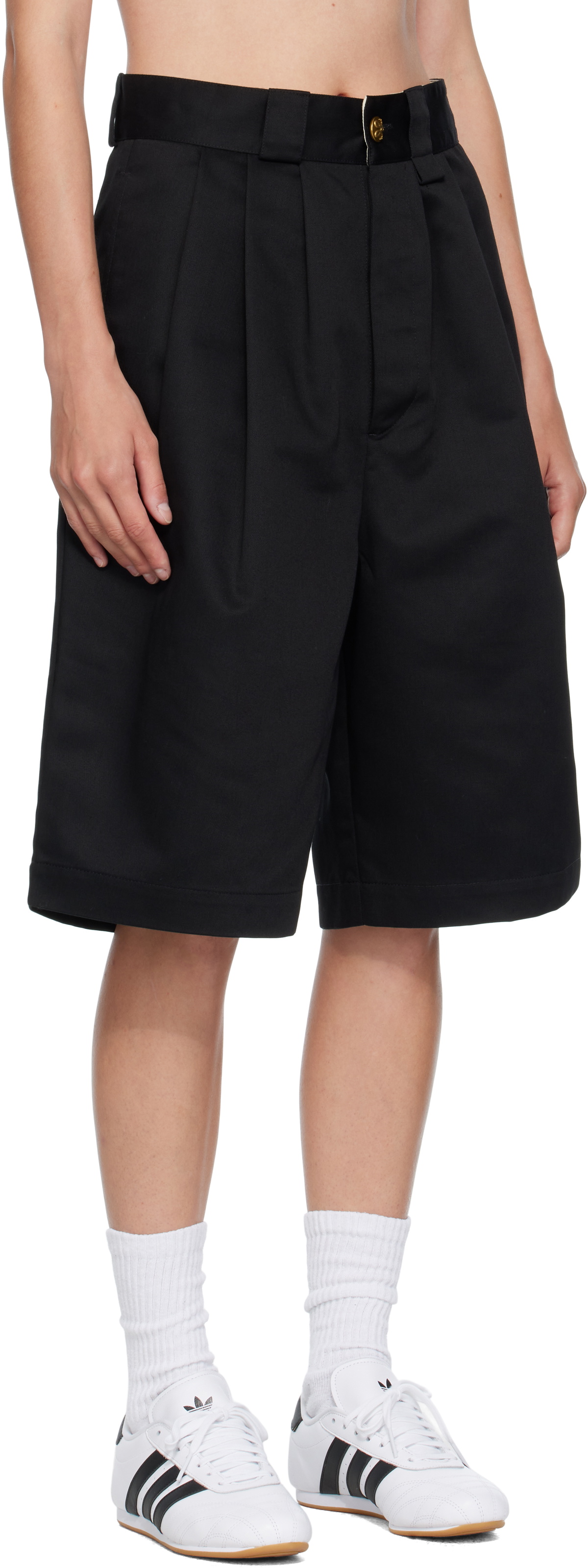 WILLY CHAVARRIA Black Borracho Shorts