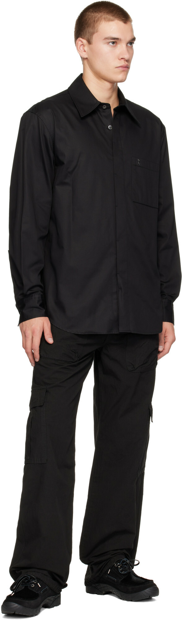 WOOYOUNGMI Black Regular Shirt