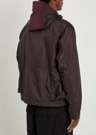 Ten C Skye Panelled Shell Jacket Dark Brown