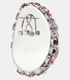 Area Crystal-embellished earrings