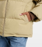 Bottega Veneta Intrecciato leather-trimmed down jacket