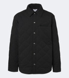 Bottega Veneta Intrecciato quilted cotton-blend overshirt