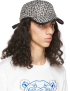 Kenzo Black & White Courier Monogram Cap