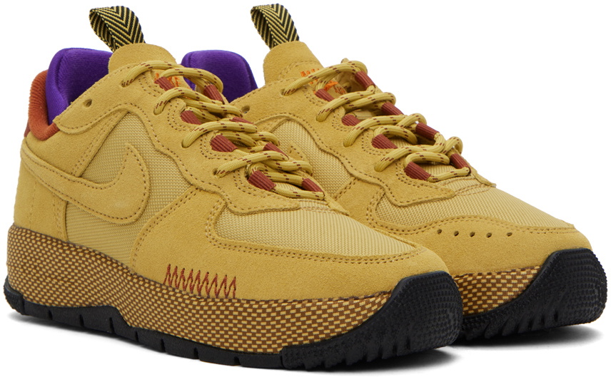 Nike Yellow Air Force 1 Wild Sneakers Nike