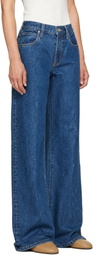 SLVRLAKE Blue Jamie Crop Jeans