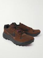 Nike - ACG Lowcate Leather-Trimmed Mesh and Suede Sneakers - Brown