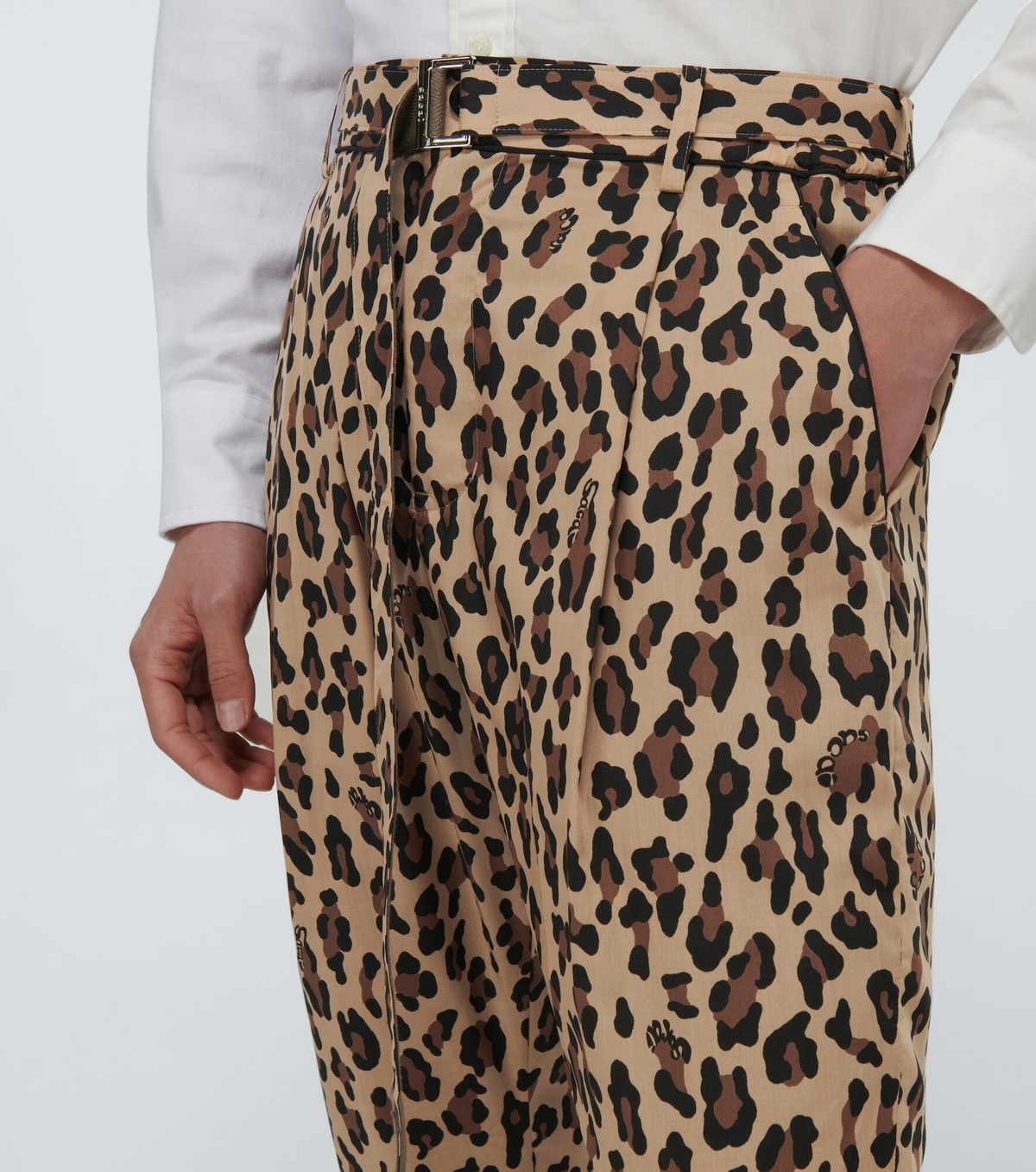 Sacai - Archive printed Mix leopard pants Sacai