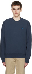 Maison Kitsuné Navy Fox Head Sweatshirt