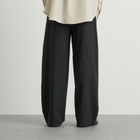 AMI Paris Men's Light Wool Twill Elastic Pants in Anthracite