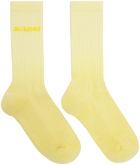 Jacquemus Yellow Le Raphia 'Les Chaussettes Moisson' Socks