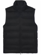 Loro Piana - Quilted Cashmere Down Gilet - Blue