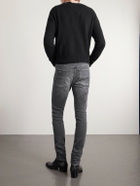 AMIRI - Hollywood Skinny-Fit Embellished Jeans - Black
