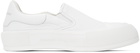 Alexander McQueen White Deck Skate Sneakers