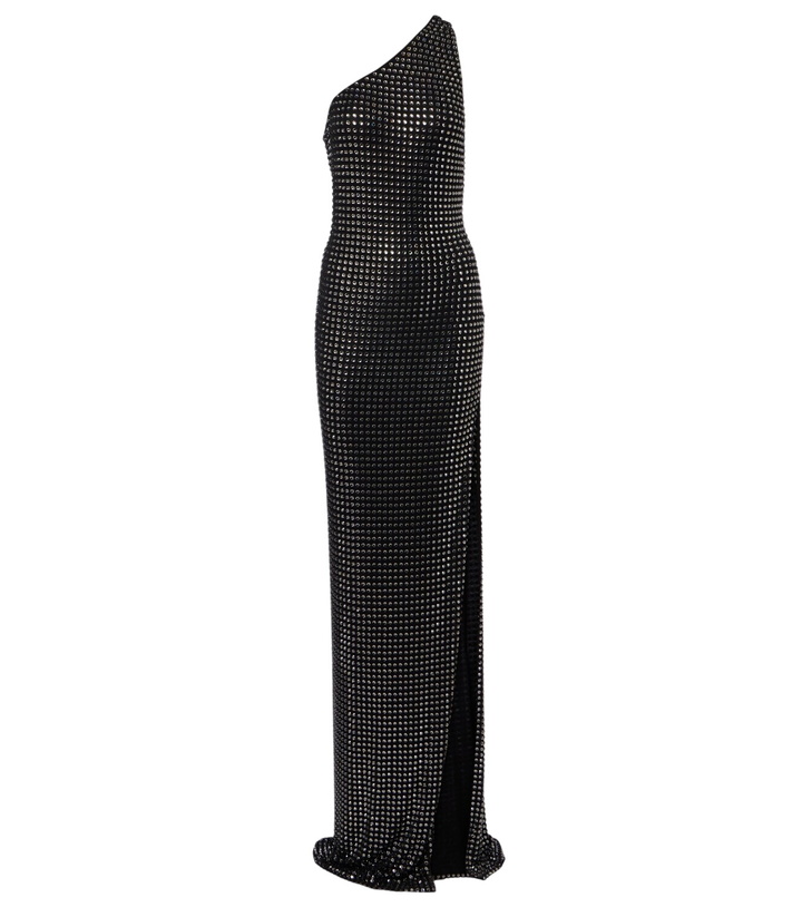 Photo: Gucci Embellished one-shoulder jersey gown