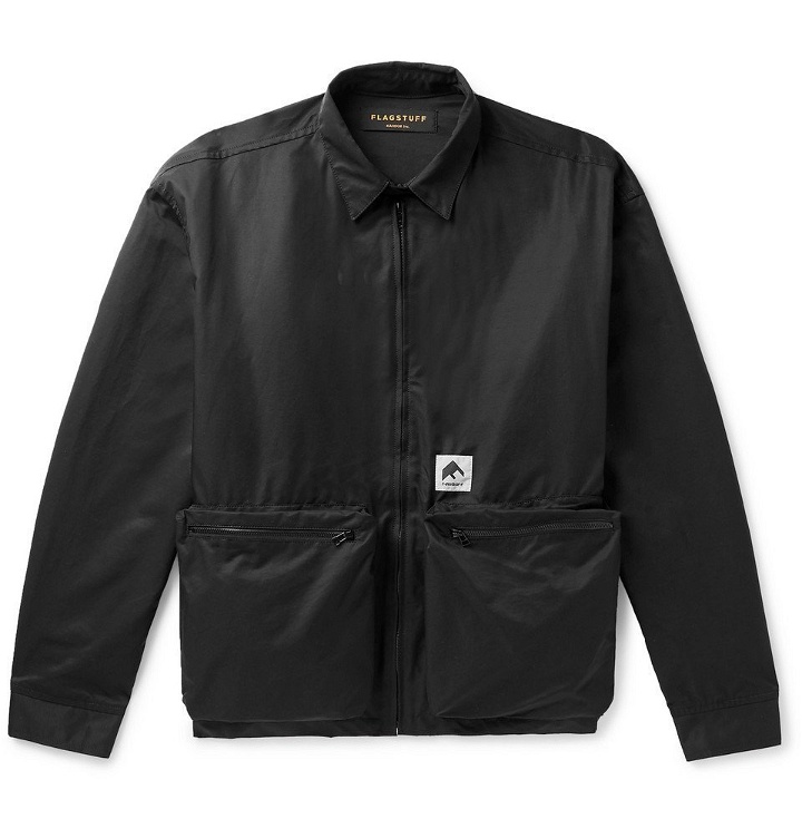 Photo: Flagstuff - Printed Shell Jacket - Black