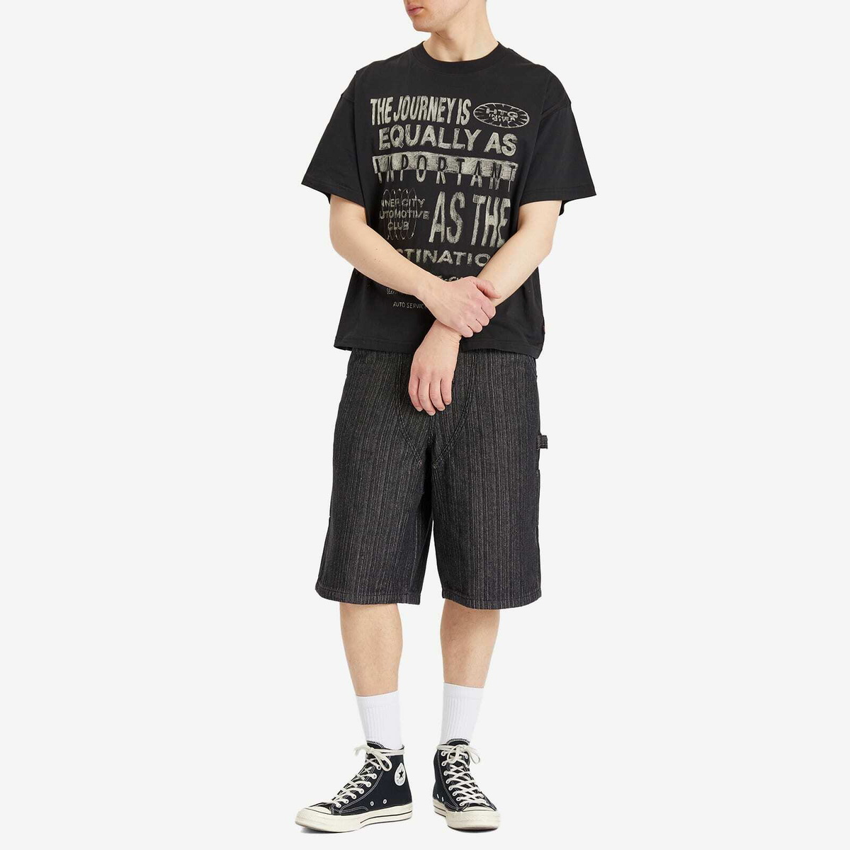 Honor the Gift Men's Gears Carpenter Short in Black