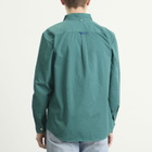 Fred Perry Men's Washed Twill Shirt in Deep Mint