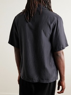 Barena - Solana Camp-Collar Silk Shirt - Black