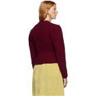 Lemaire Red Puffy Sleeves Sweater