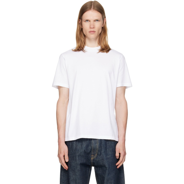 Photo: Jil Sander White Crew-Neck T-shirt