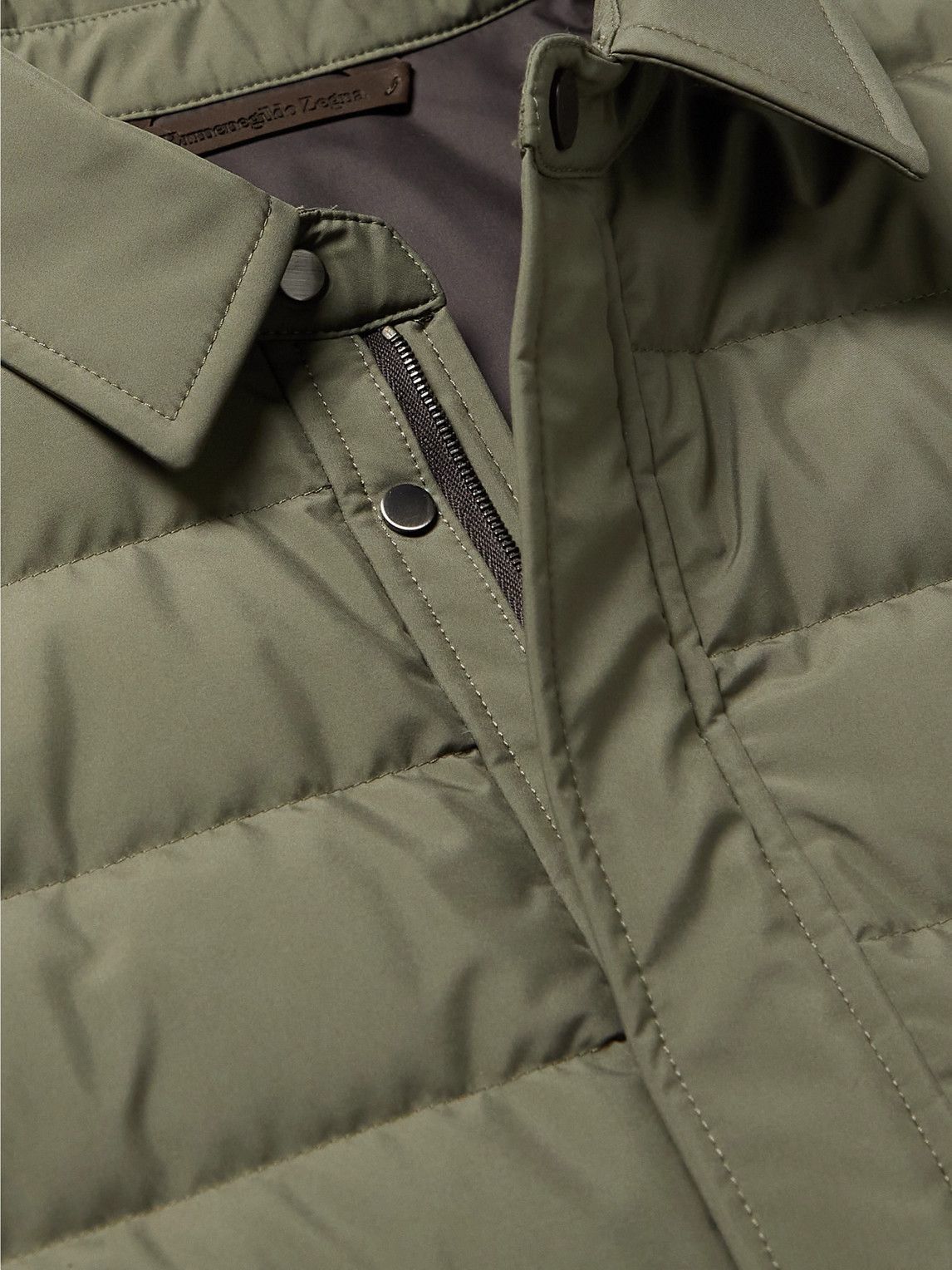 Ermenegildo Zegna - Stratos Quilted Shell Down Jacket - Green ...