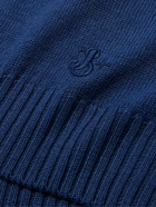 Jil Sander - Logo-Embroidered Wool Sweater - Blue