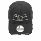New Era Wash Distress 9Twenty Cap in Black 