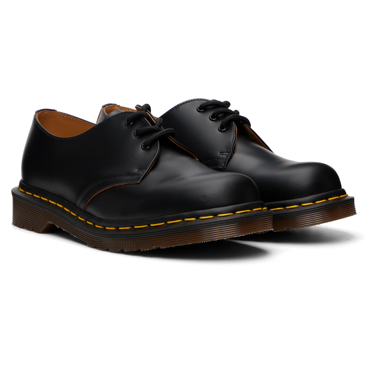 Dr. Martens Black Vintage 1461 Quilon Leather Oxford Derbys