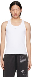 Off-White White Off Stamp Rib Tank Top